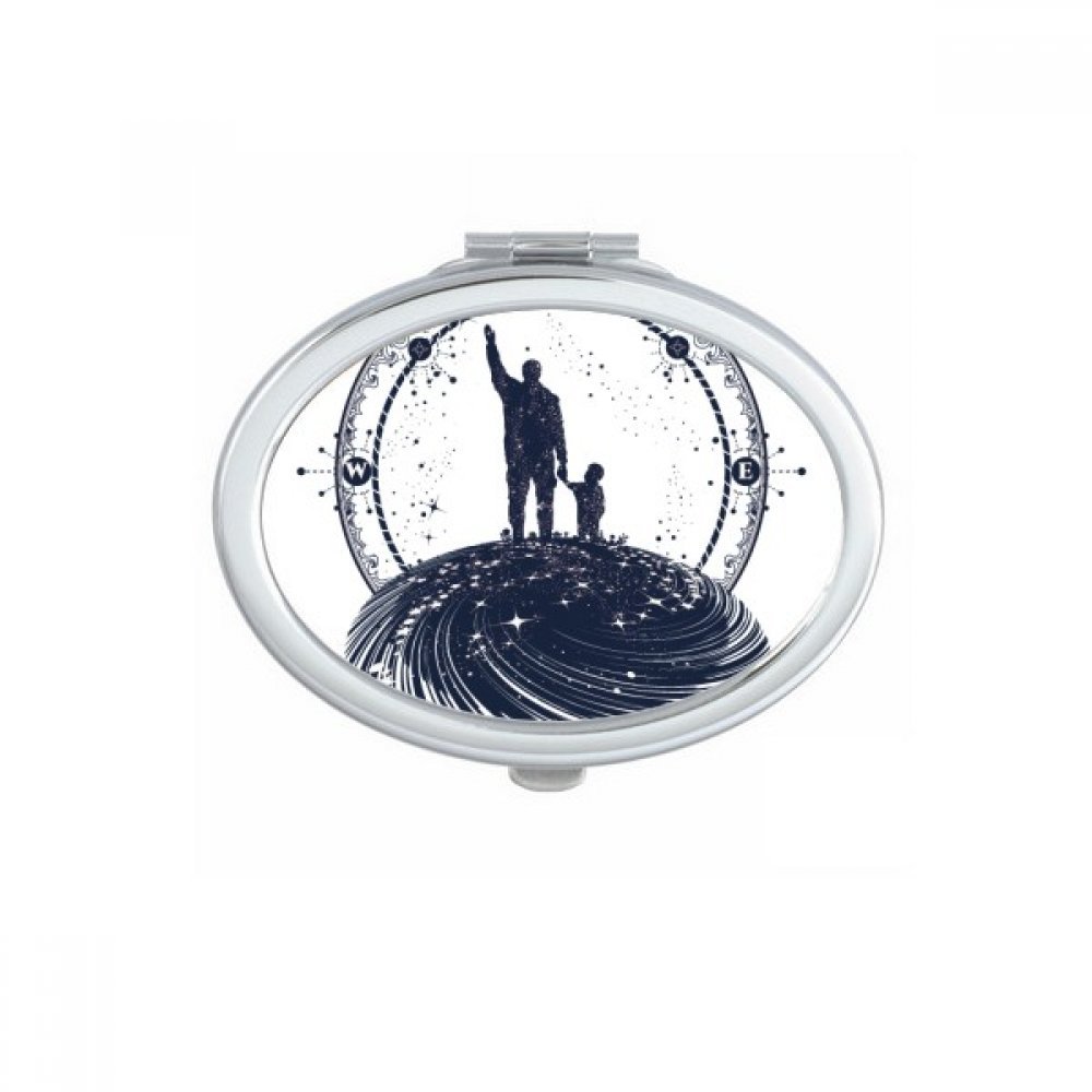 Miroir compact portable de maquillage pour vos retouches en voyage
