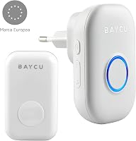 BAYCU Vezeték nélküli ajtócsengő 300m reichweite IP44 vízálló kültéri 2