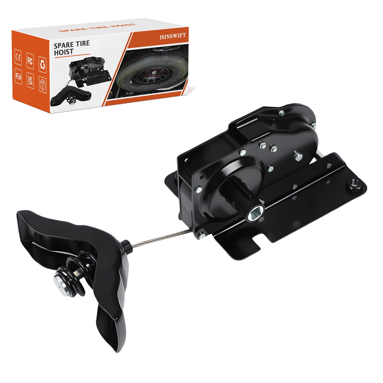 924-528 Spare Tire Hoist Winch Carrier Fit for Ford F250 F350 Super Duty F450 F550 1999-2007 Replaces# 924-528, 924528, 6C3Z1A131AA