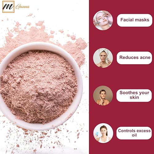 Miniatura 5 de Polvo de arcilla de rosa 100% natural  arcilla de caolín rosa para apretar la piel, máscaras faciales, cremas, mascarillas faciales y hacer jabón,