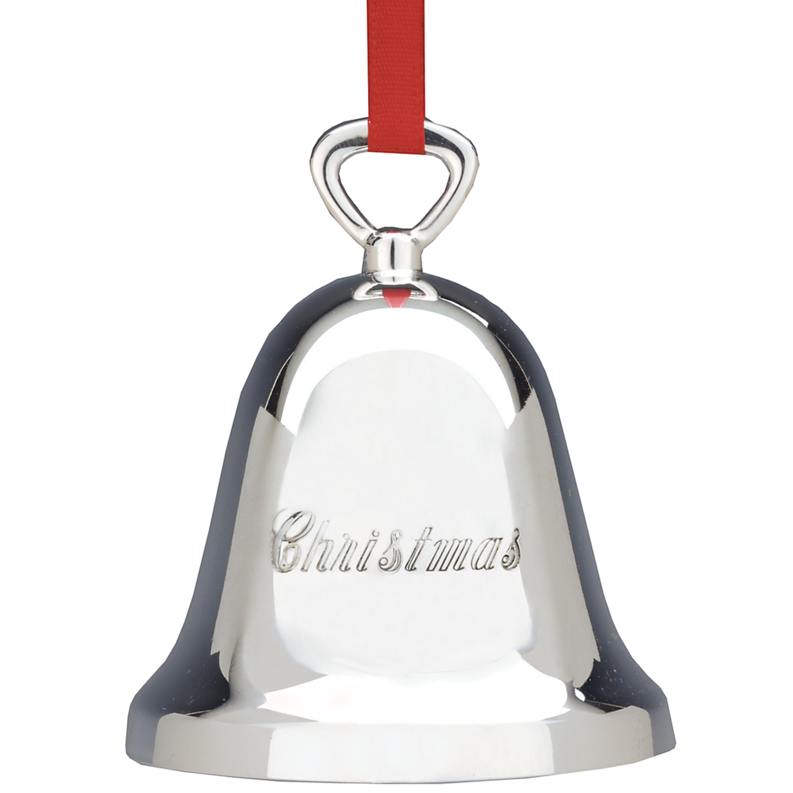 Reed & Barton 329-2 Christmas Bell Silverplated Ornament