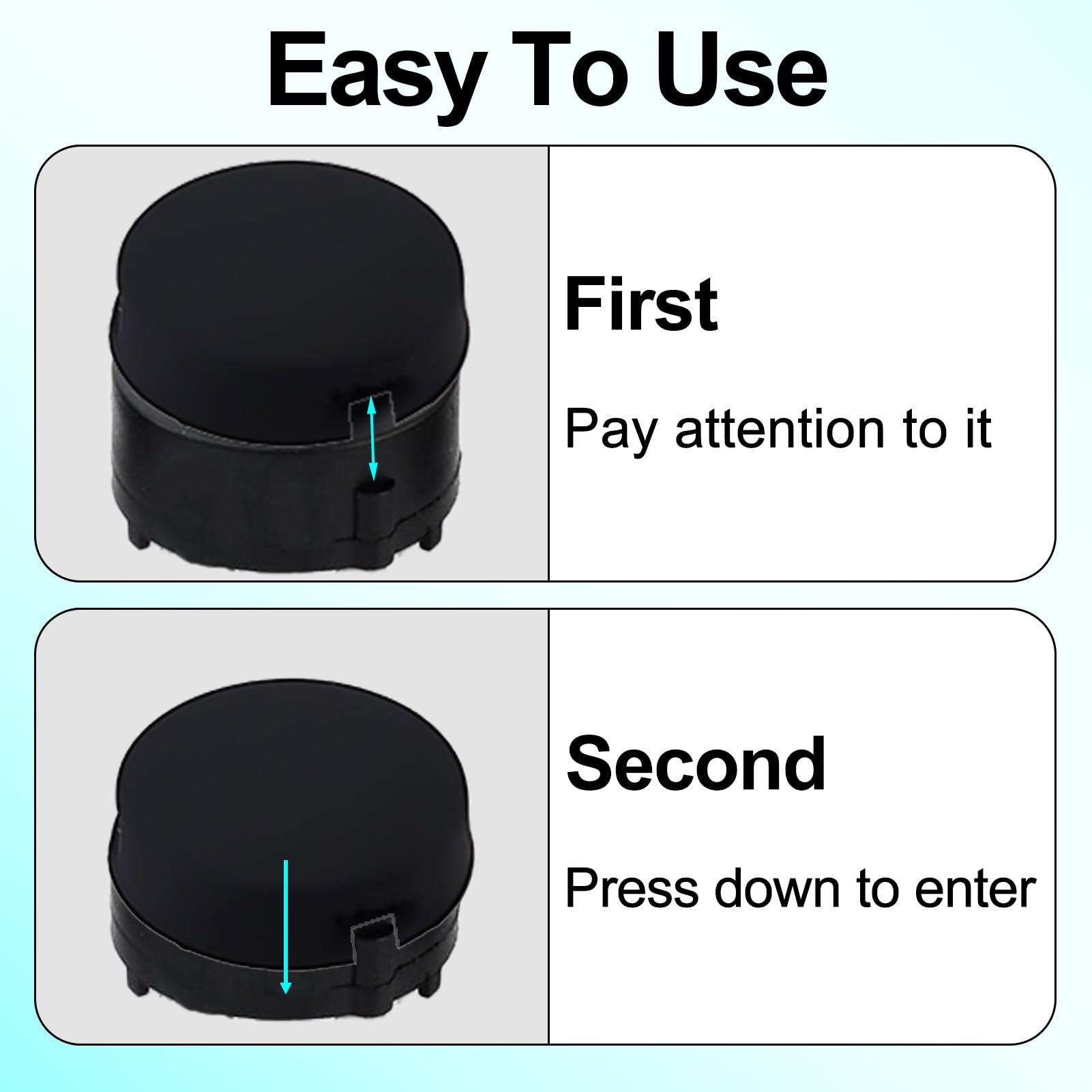 Doorbell Button Replaceent With 4Pack Buttons / 2Pack Screws