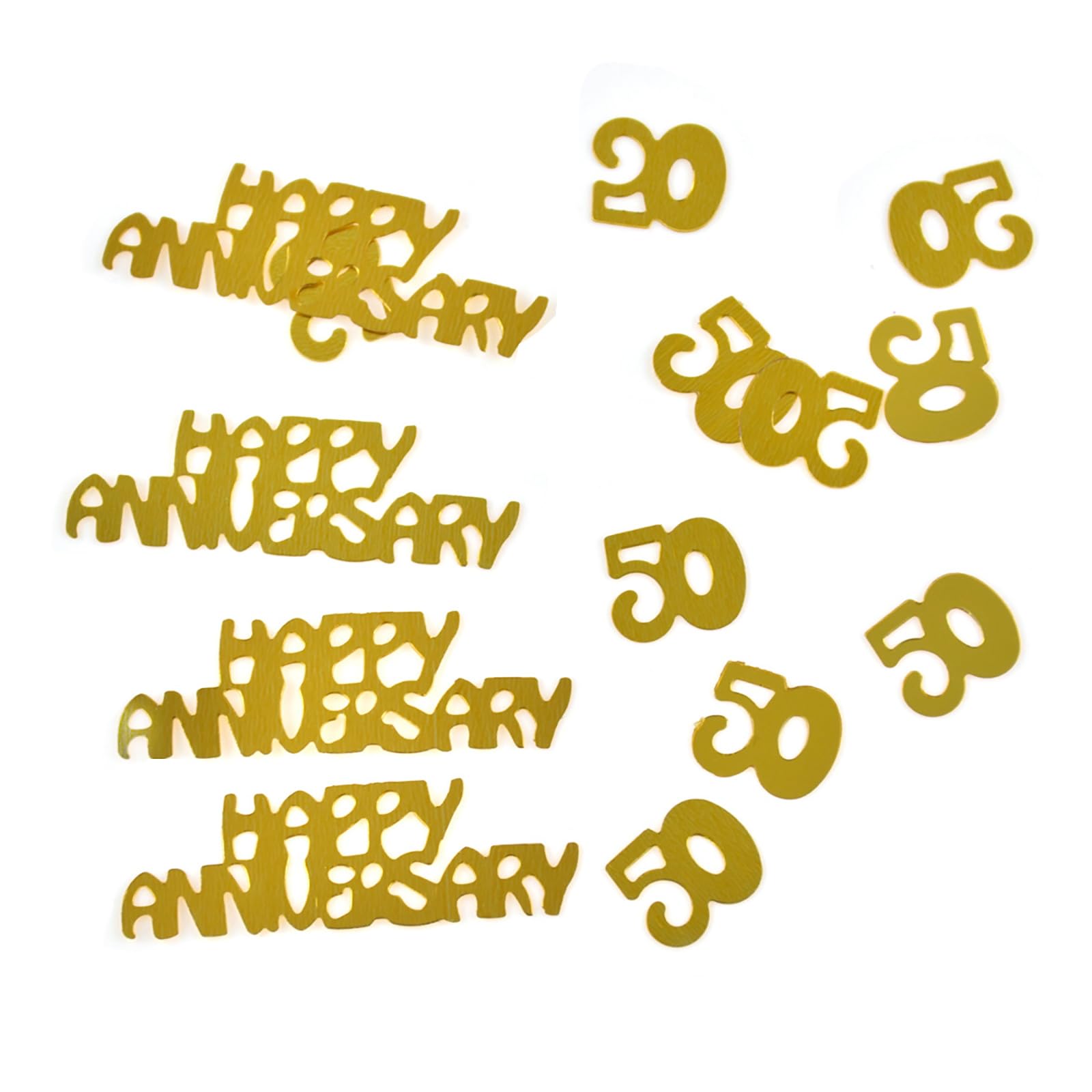 Confettis Dorés Pour 50e Anniversaire De Mariage