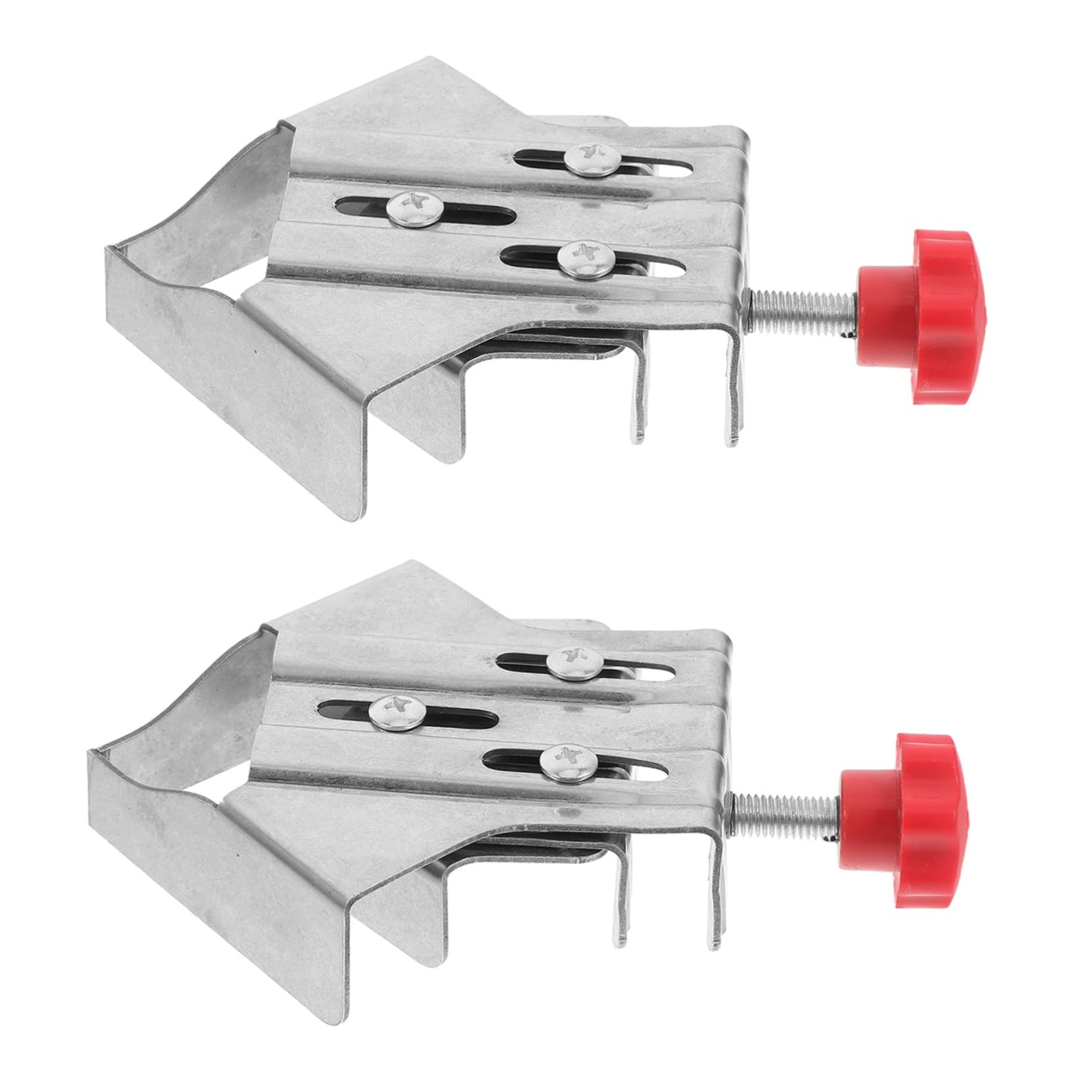 Unomor Woodworking Clamp Adjustable Angle Jaw 2 Pieces Right Angle Clamps Single Hand Operation for Clamping