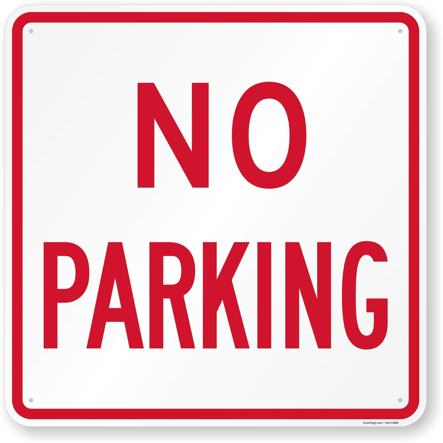 その他 USA Used No Parking Sign Hillman No Parking Sign, Plastic, 18