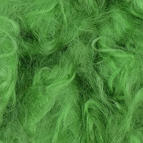 Image of M.G Enterprise Merino Felting Wool Roving Green 40 gm Each. Best Used with Felt Needles, Needle Felting Pad,Wet Felting, Good for Felted Characters Making, Blending and Weaving.
