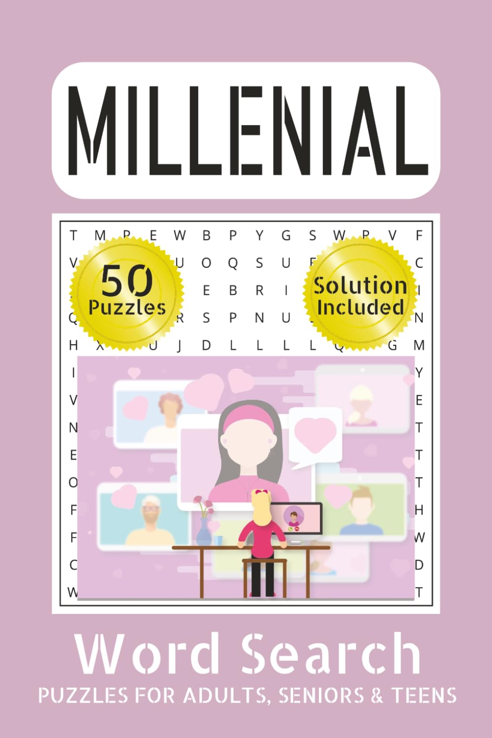 Millennial Word Search Book: Fun and Nostalgic Puzzles Inspired by Fashion Culture, Trends, and Everyday Memories