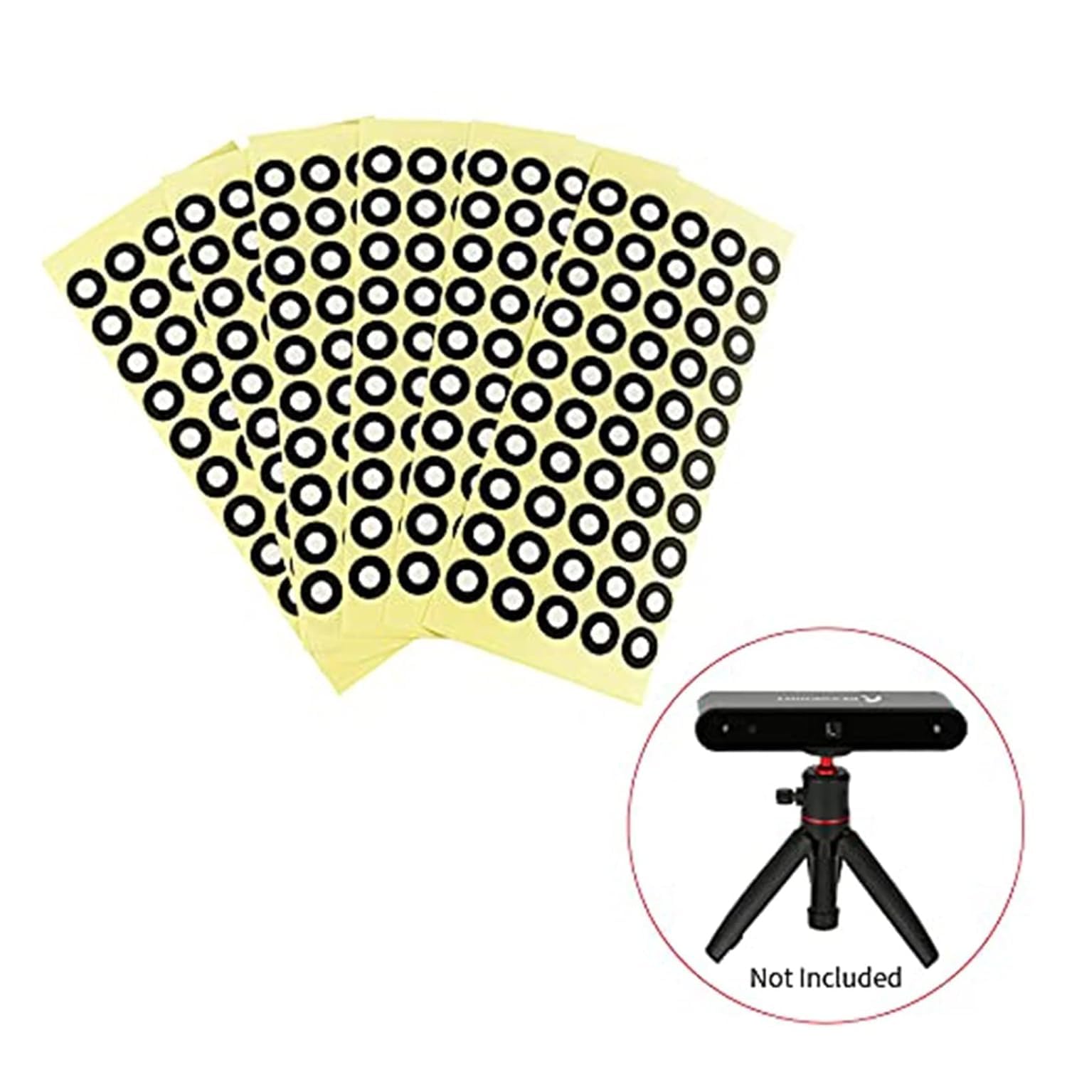 3D-Scan-Marker, 3D-Scan-Spray, 5000 Stück 5,0 mm Referenzpunkt for 3D-Scanning Diffuse Reflexionsmarker for 3D-Scanner