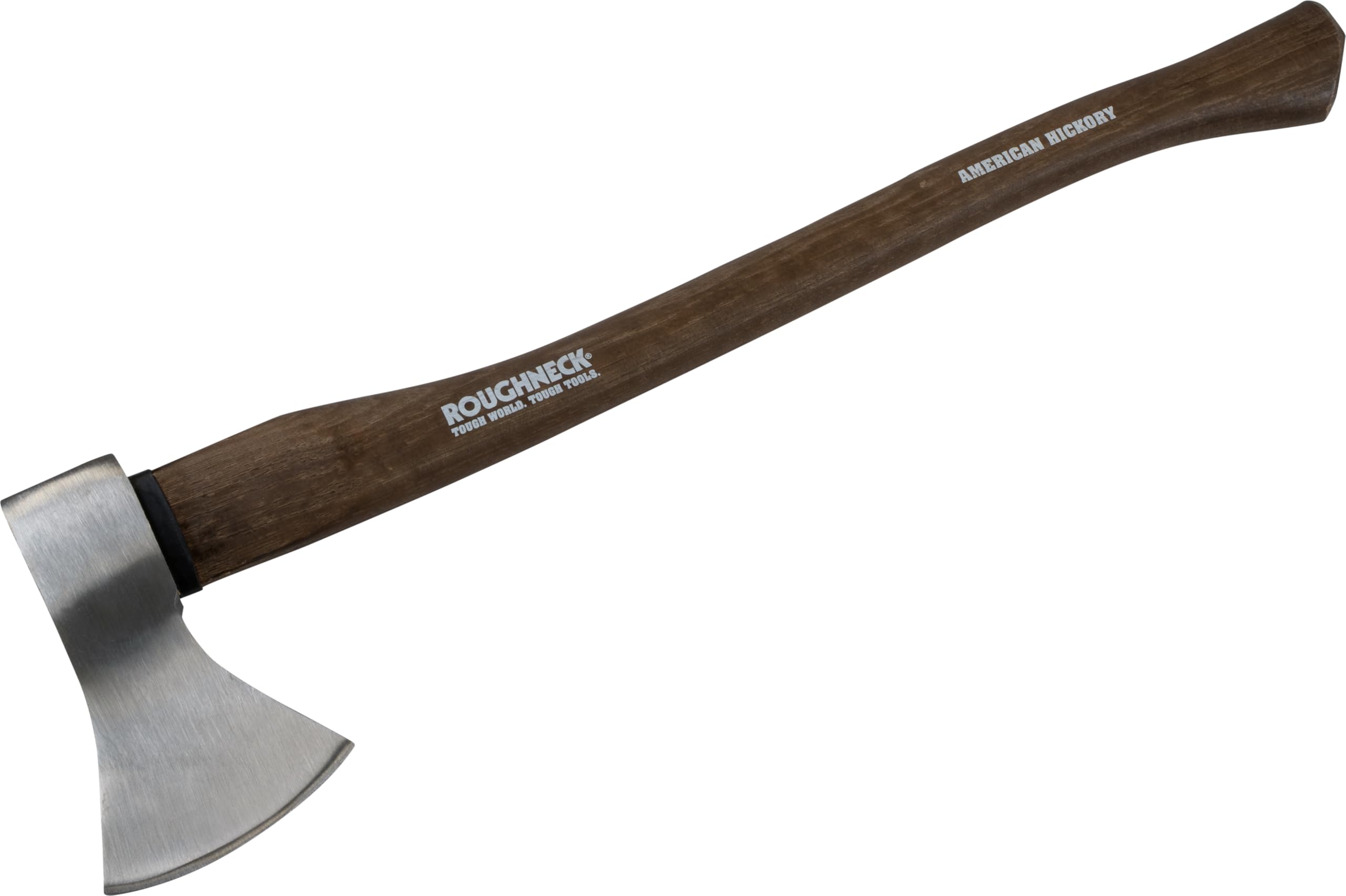 Roughneck ROU65673 Axt mit traditionellem Hickory-Stiel, gesenkgeschmiedet, wärmebehandelter Stahl mit schützender Segeltuchscheide – 1,25 kg (2¾lbs)