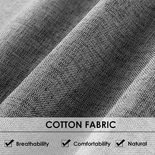 Modern Convertible Futon Sofa Bed, Folding Couch Bed Futon Couch Sofa With Metal Legs And Cotton Linen Fabric For Studio Apartment Office, Gray #TOP6