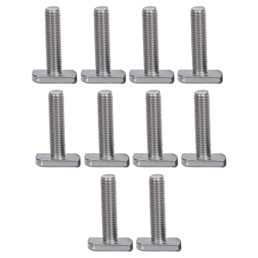 T Bolt M8x40 Hammer Head Bolt Stainless Steel T Slot Screw Mechanical Hardware Part for Aluminum Profile Photovoltaic Solar Mountin