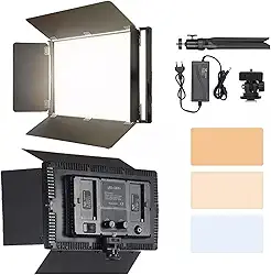 3200K-5500K LED Iluminação Para Filmagem Photo Studio Light,Painel De Luz Led U800 Cor Branca