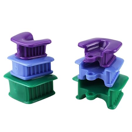 Silicone Mouth Prop, Large Size Adult Size Medium, Small Child Size Green Dental Silicone Mouth Prop Latex Free 30pcs