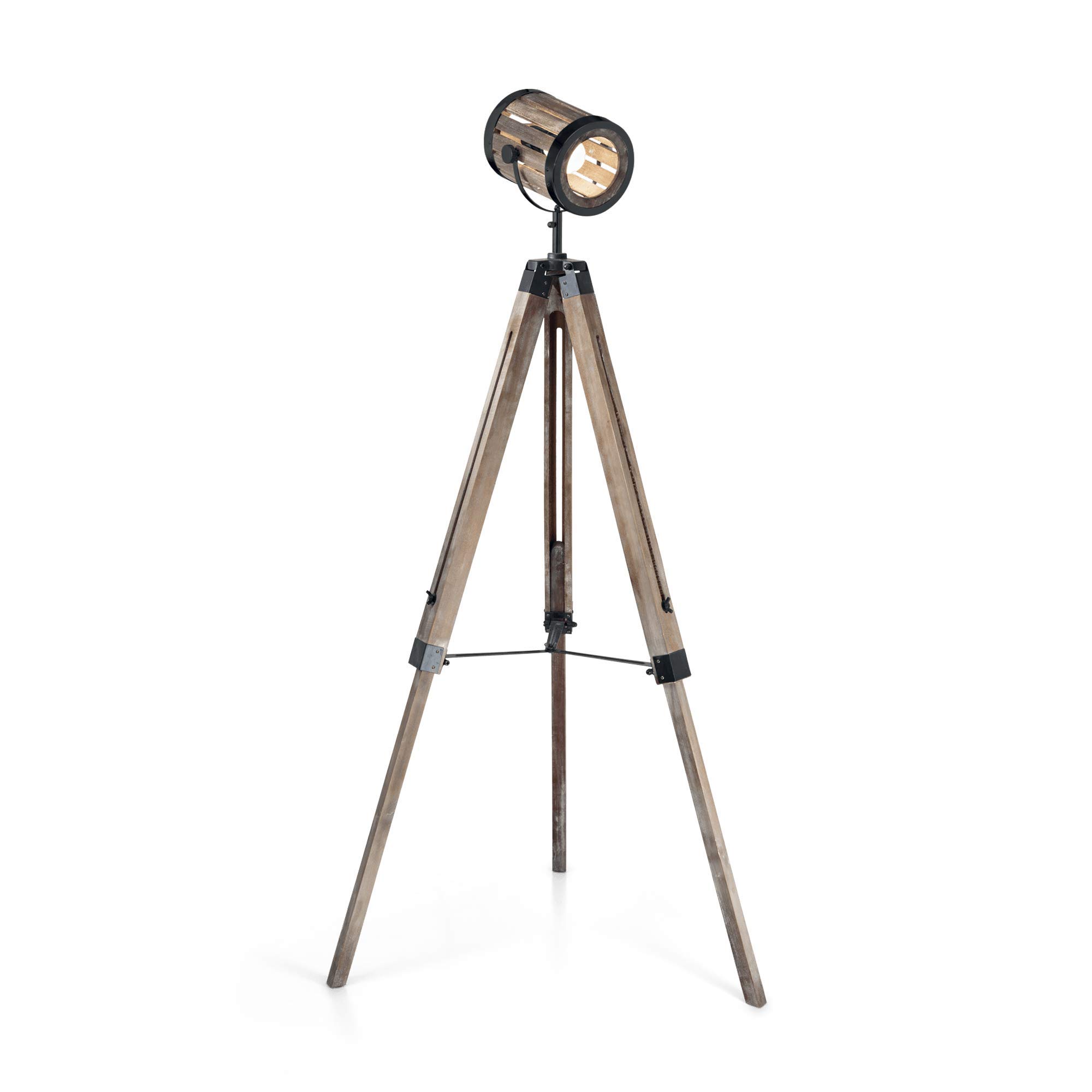 TORCHIO PT1 WOOD Ideal Lux solución decorativa de iluminación de pie para espacios oscuros