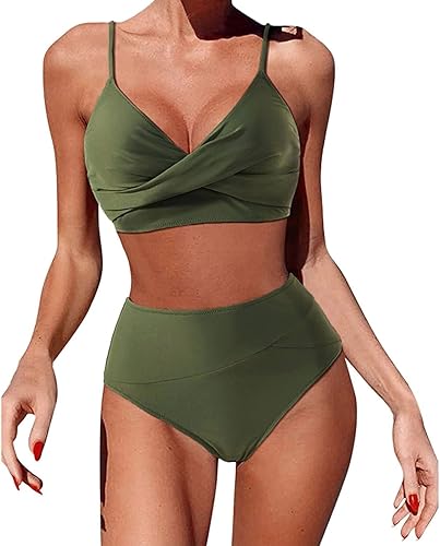 Miniatura 3 de Traje de baño para mujer traje de baño para mujer conjunto de bikini Natacion para mujer bikini acanalado con alambre en V