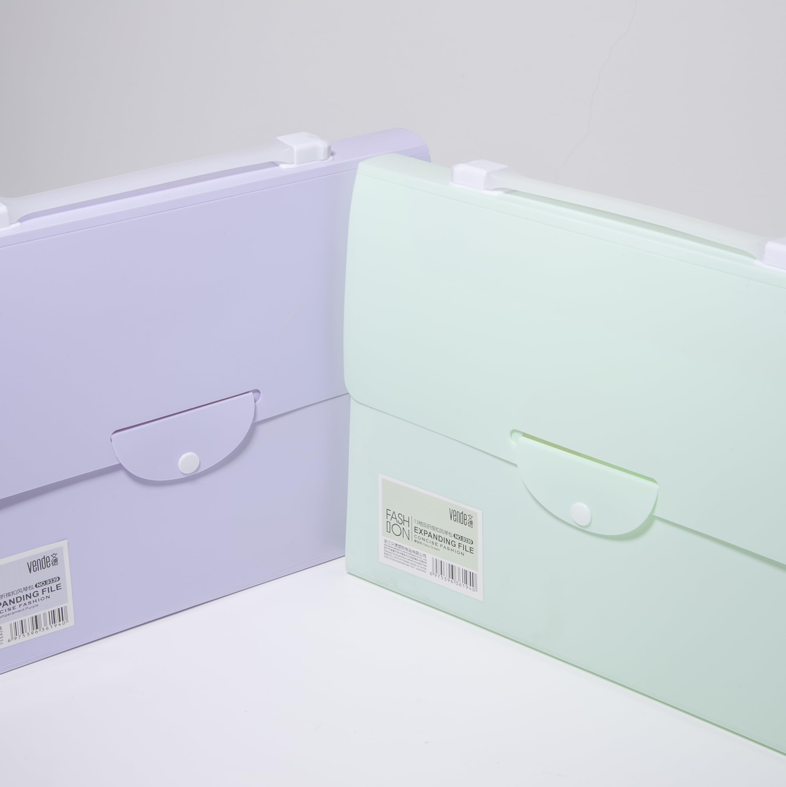GLUN Archivador - Archivador expansible tamaño A4, cubierta frontal y trasera, bolsa de color rosa para escuela, hogar y oficina