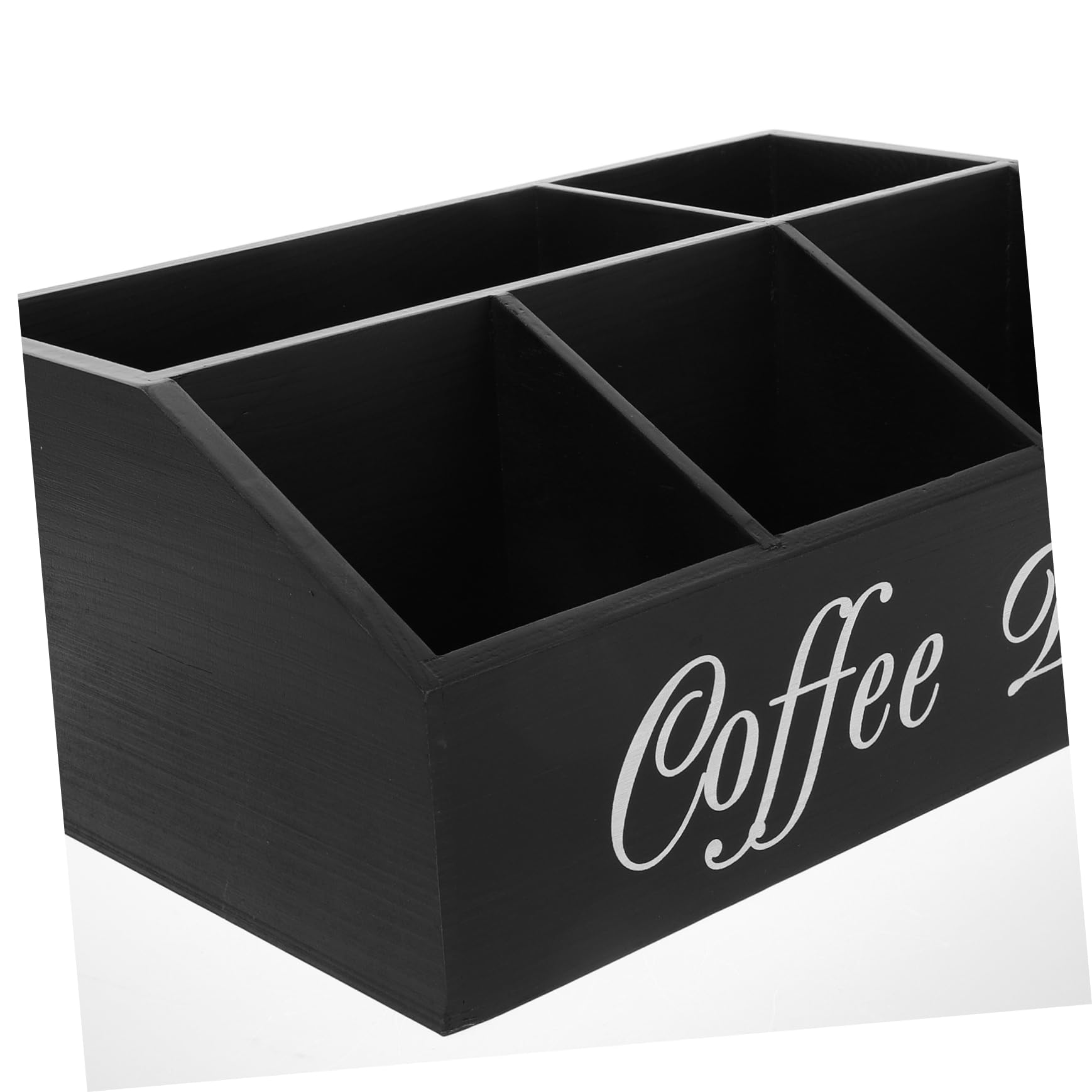 MAGICLULU Kaffeestation Organizer Aus Holz Kaffeebar Aufbewahrungsbox Multifunktionale Organizer Für Arbeitsplatte Kaffee Und Tee Zubehör Stellplatz-system Für Kaffeewerkzeuge