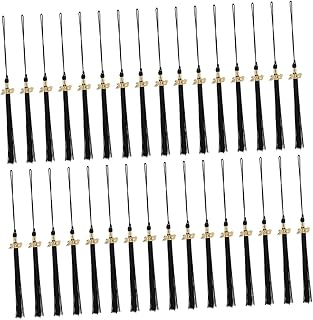 Abaodam 32 Pçs Chapéu De Doutor Borla 2023 Pingente De Borla Para Formatura Chapéu De Formatura 2023 Borla Acessórios De Borla De Formatura Para Cerimônia De Formatura Poliéster Metal