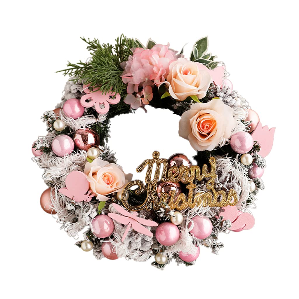 Guirlande de Noël de fleurs fraîches pour décoration de salon et extérieur d'automne