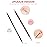 JPNK Blackhead Remover Tool Comedones Extractor Acne Removal Kit for Blemish, Whitehead Popping, 6 Pcs Zit Removing for Nose Face Tools with a Leather Bag (Pink)