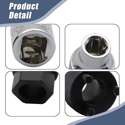 Miniatura 7 de XQSMWF 1 juego de buje de embrague de compresor de AC de 0.787 in con enchufe de 0.276 in apto para Mercedes-Benz Fit para BMW Fit para Porsche Fit