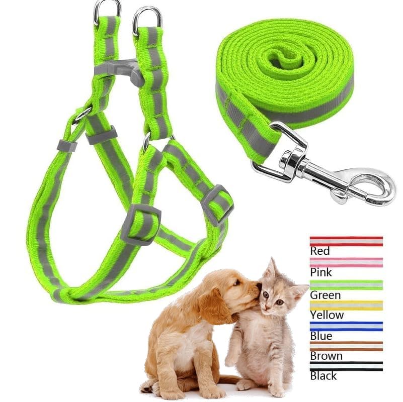 Hizu Pets Reflective Harness Leash Set for Dogs Puppy Harness Pet Vest and Dogs Leads (Small (10mm), Blue) (Medium (15mm), Blue) (B0CJLNX14G) Amazon Price History, Amazon Price Tracker