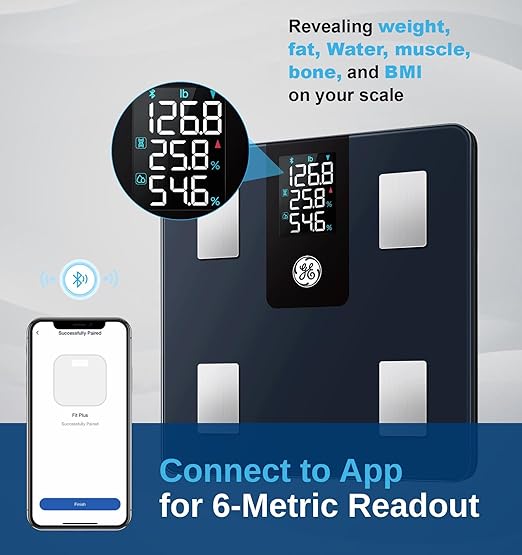 Báscula de Baño Digital GE Fit Plus con Bluetooth miniatura 2