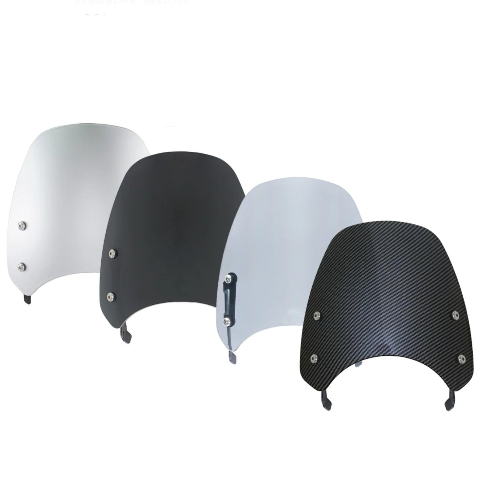 Motocicletta Cupolino Compatibile con Ducati per Scrambler 400 803 2015-2020 per Scrambler per Desert Sled 2017-2019 Moto per Sport Zanzariera Carenatura(Dark Smoke)