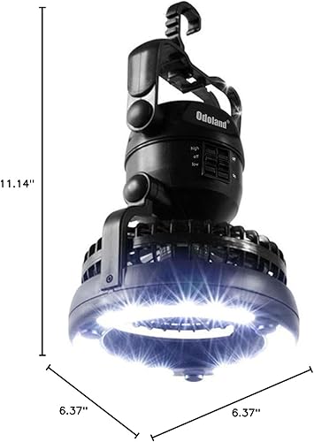 Miniatura 8 de Image Portable LED Linterna de camping con ventilador de techo