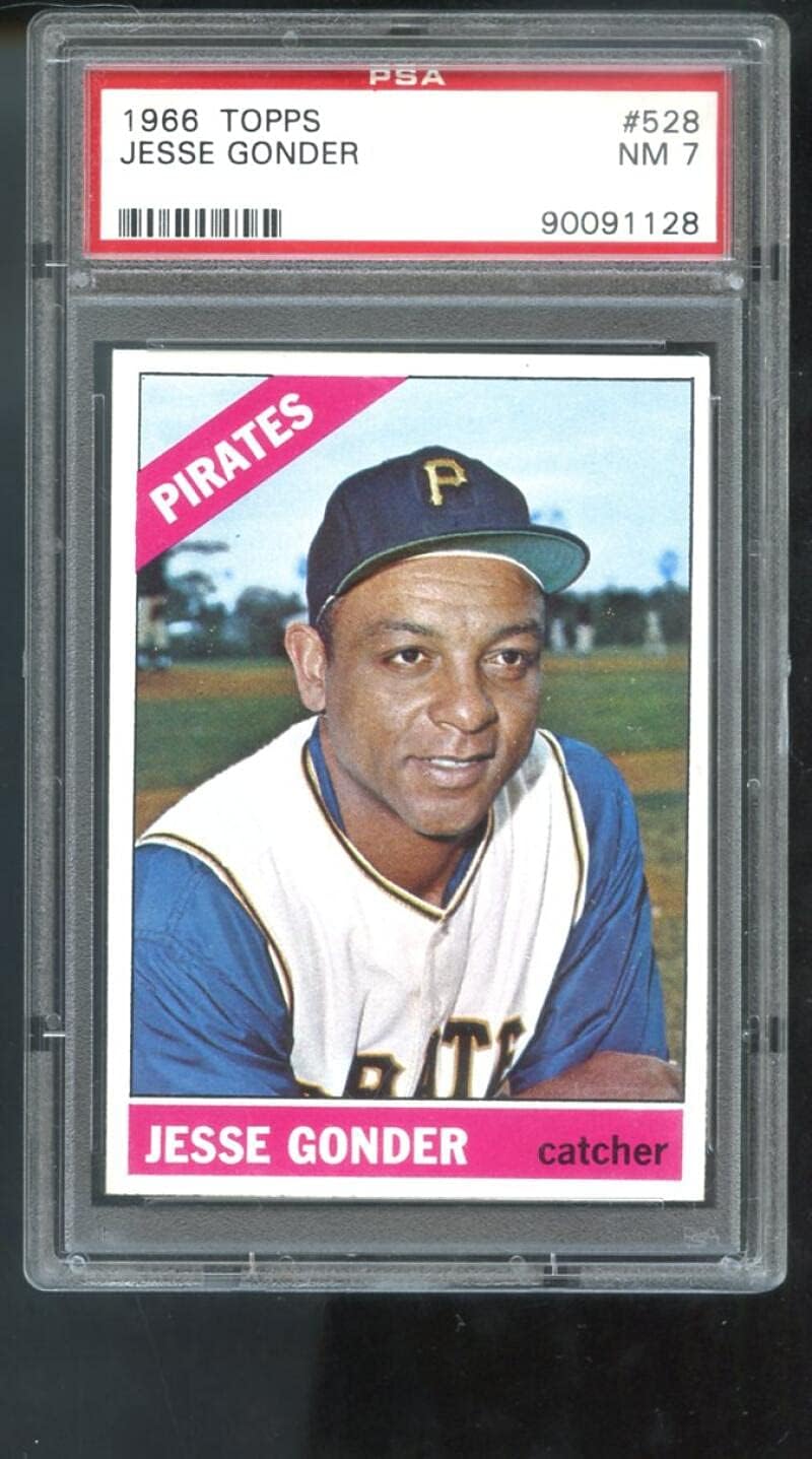 1966 Topps #528 Jesse Gonder Pittsburgh Pirates (Baseball Card) PSA PSA 7.00 Pirates