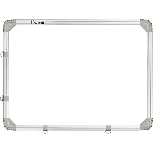 Camin Melamine Whiteboard Double Sided 2X3 Feet