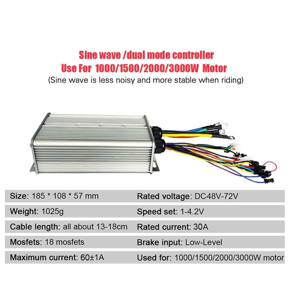 Dla 48V-72V 1000W-3000W Zestaw sterownika silnika roweru elektrycznego z wyświetlaczem LCD S900 Akcesoria rowerowe elektryczne