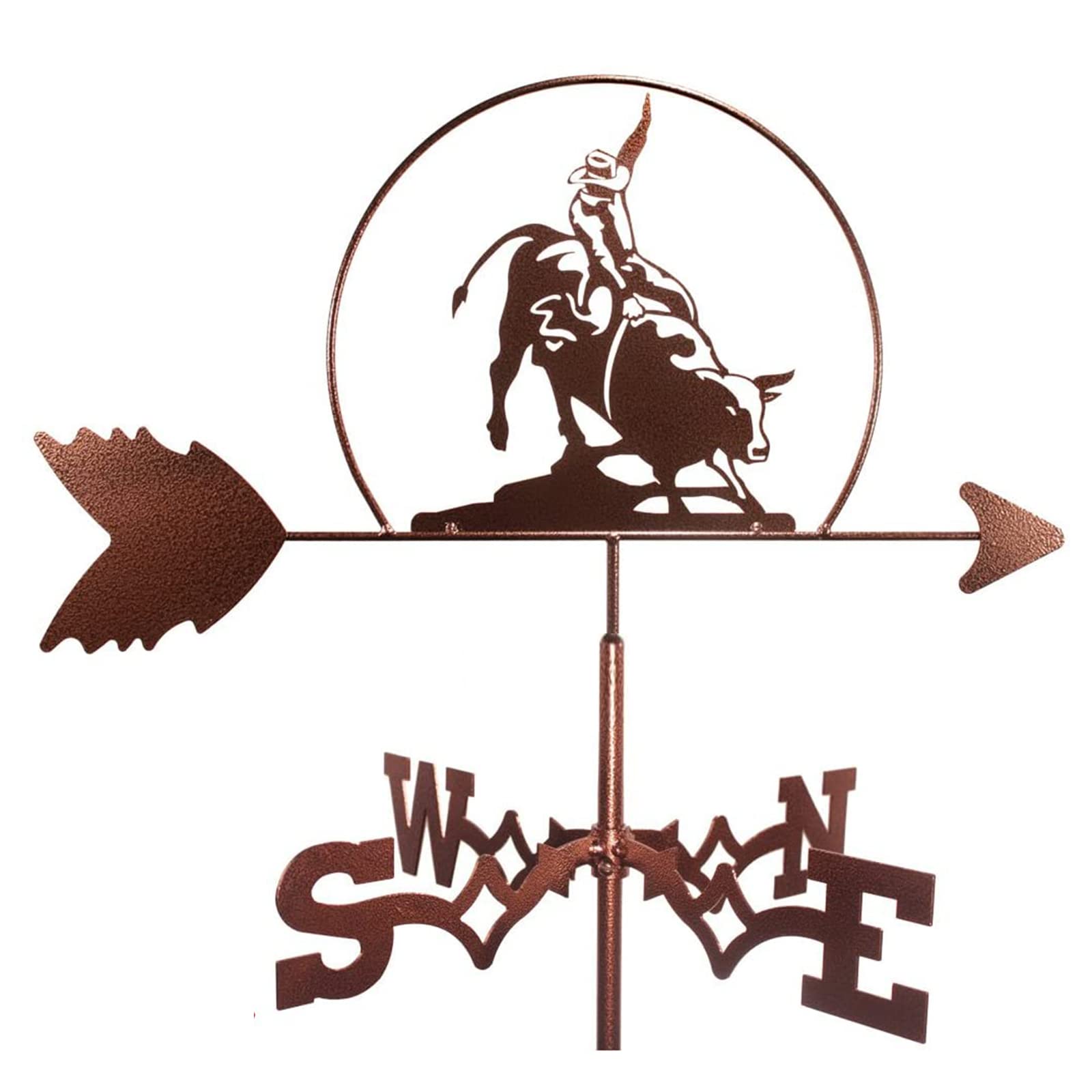 WIQUYBML Sailboat Weathervane Iron Durable Farm Scene Garden Stake Weather Vane Wind Weathercock Ornament Direction Indicator/Sailboat5/35 * 50Cm