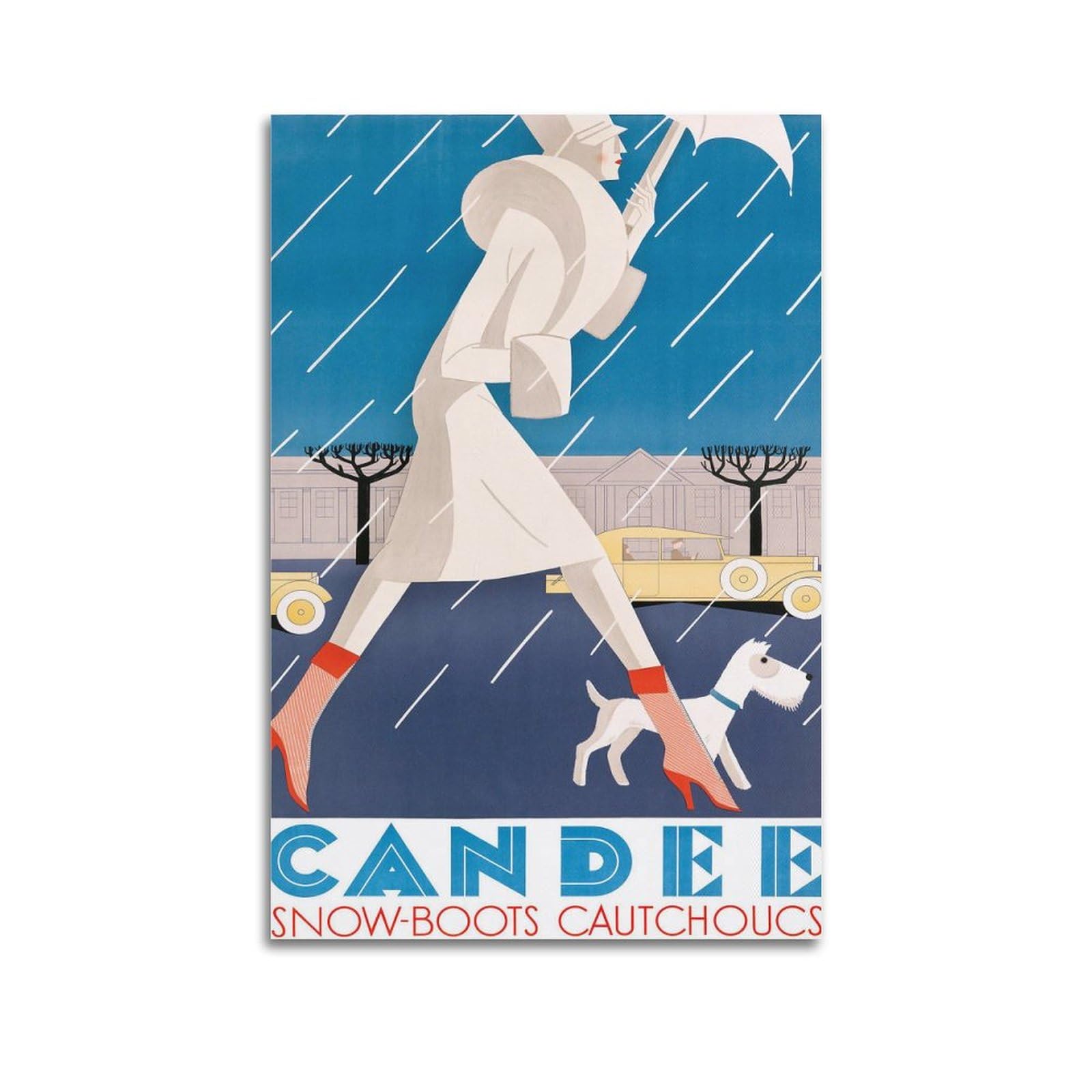 NOHF 1929 Advertising Vintage Poster Wall Art Print Retro Aesthetic Room Decor Office Decorations 08x12inch(20x30cm) Unframe-style