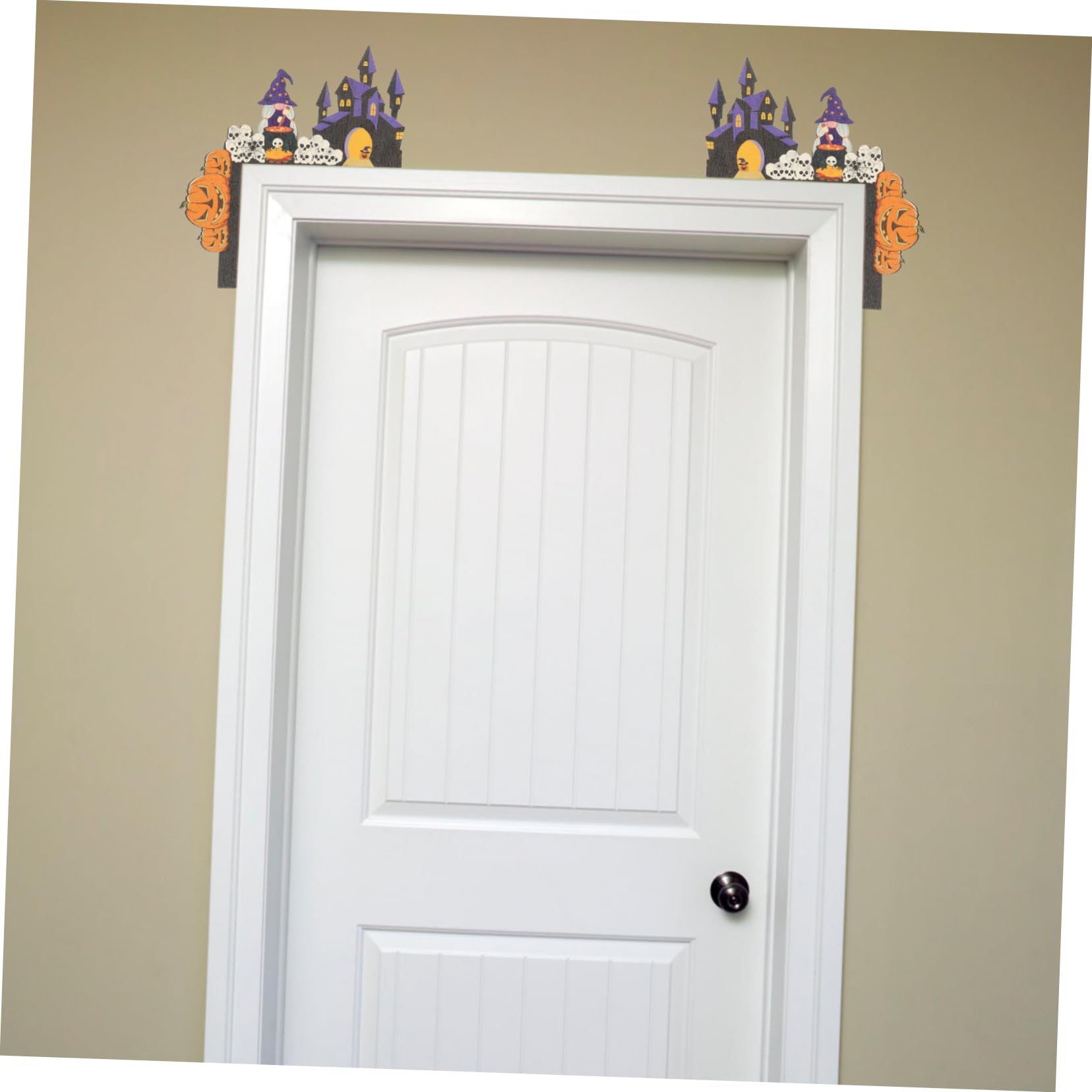 Cabilock 5 Set di Decorazioni per Cornici per Porte E Finestre di Halloween Ornamenti per Feste Materiale in Legno Sicuro Ornamenti Unici per La Casa Decorazioni Festive