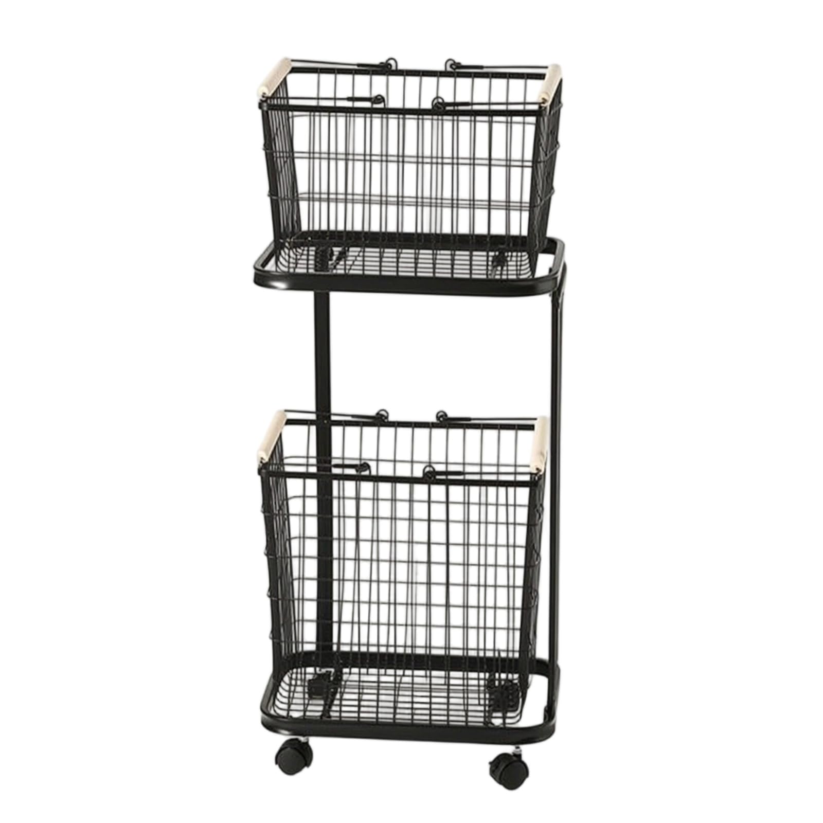 Carrito de lavandería para dormitorio mueble clasificador de ropa con ruedas