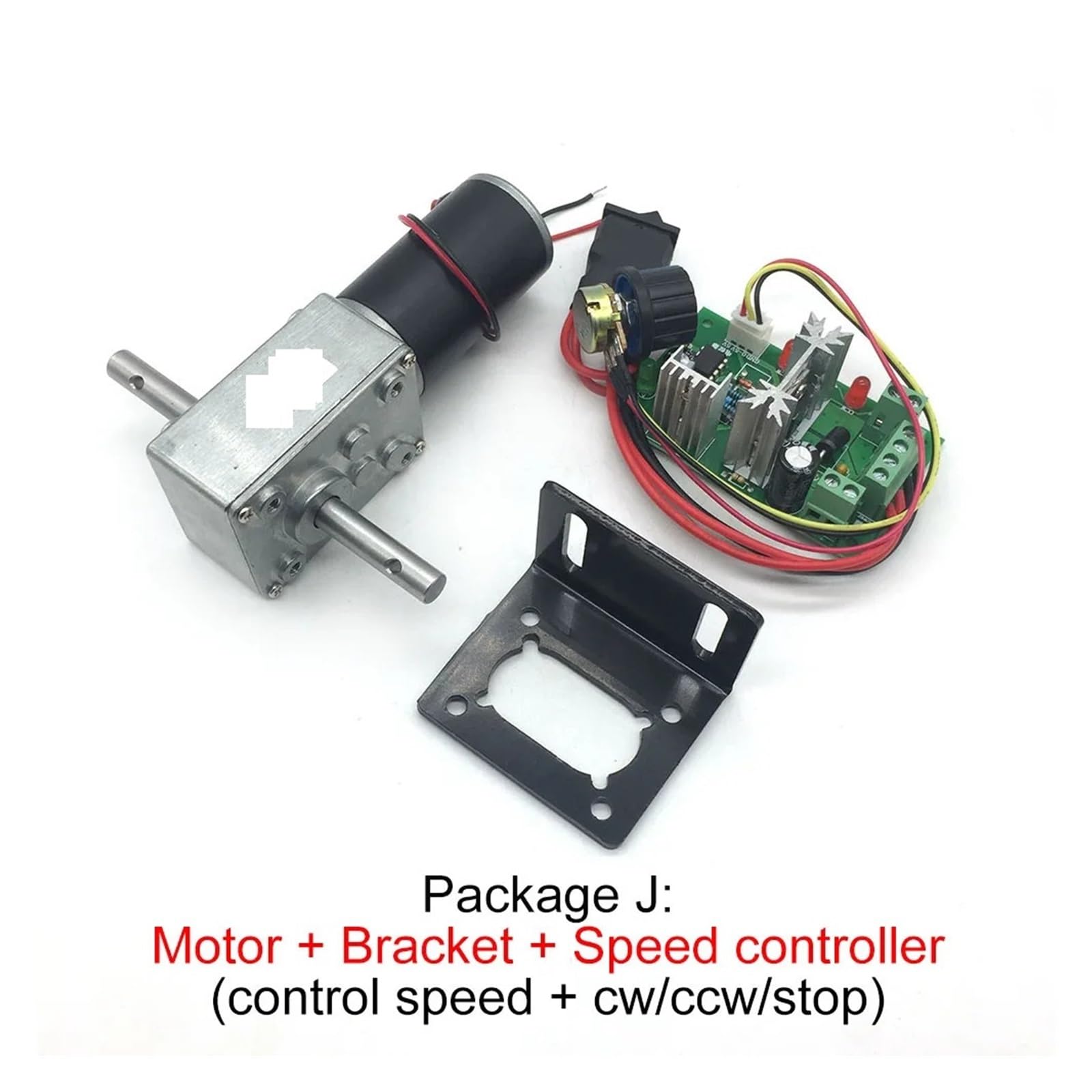 5840-31zy 12 V DC przekładnia elektroniczna przekładnia 24 V przekładnia ślimakowa z silnikami z podwójnym wałem odwrócony samoblokujący pakiet D 12 V 10 obr./min