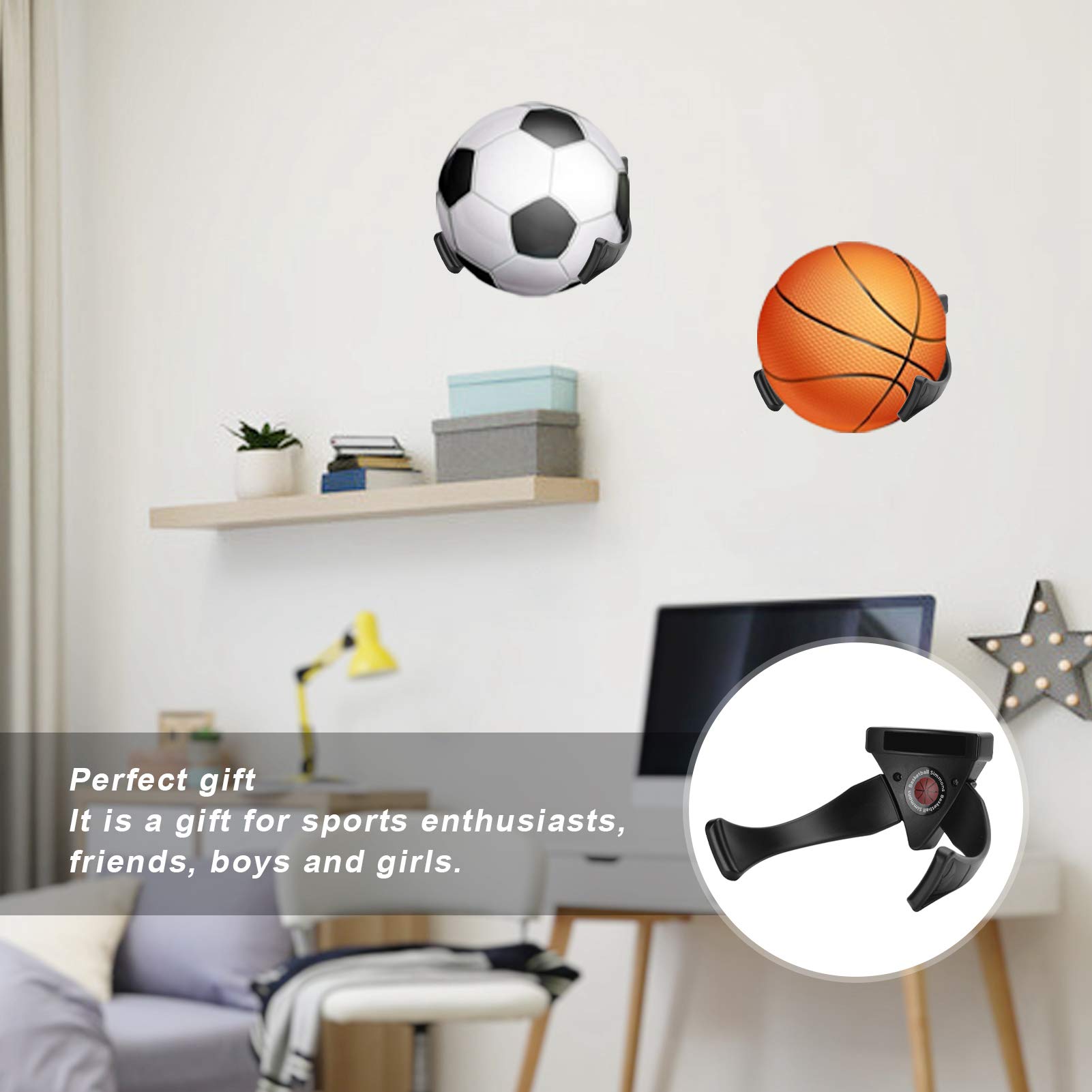 Acquista Supporto da parete per palloni da basket, portapalle da football multiuso in ferro in Italia a partire da 5.03