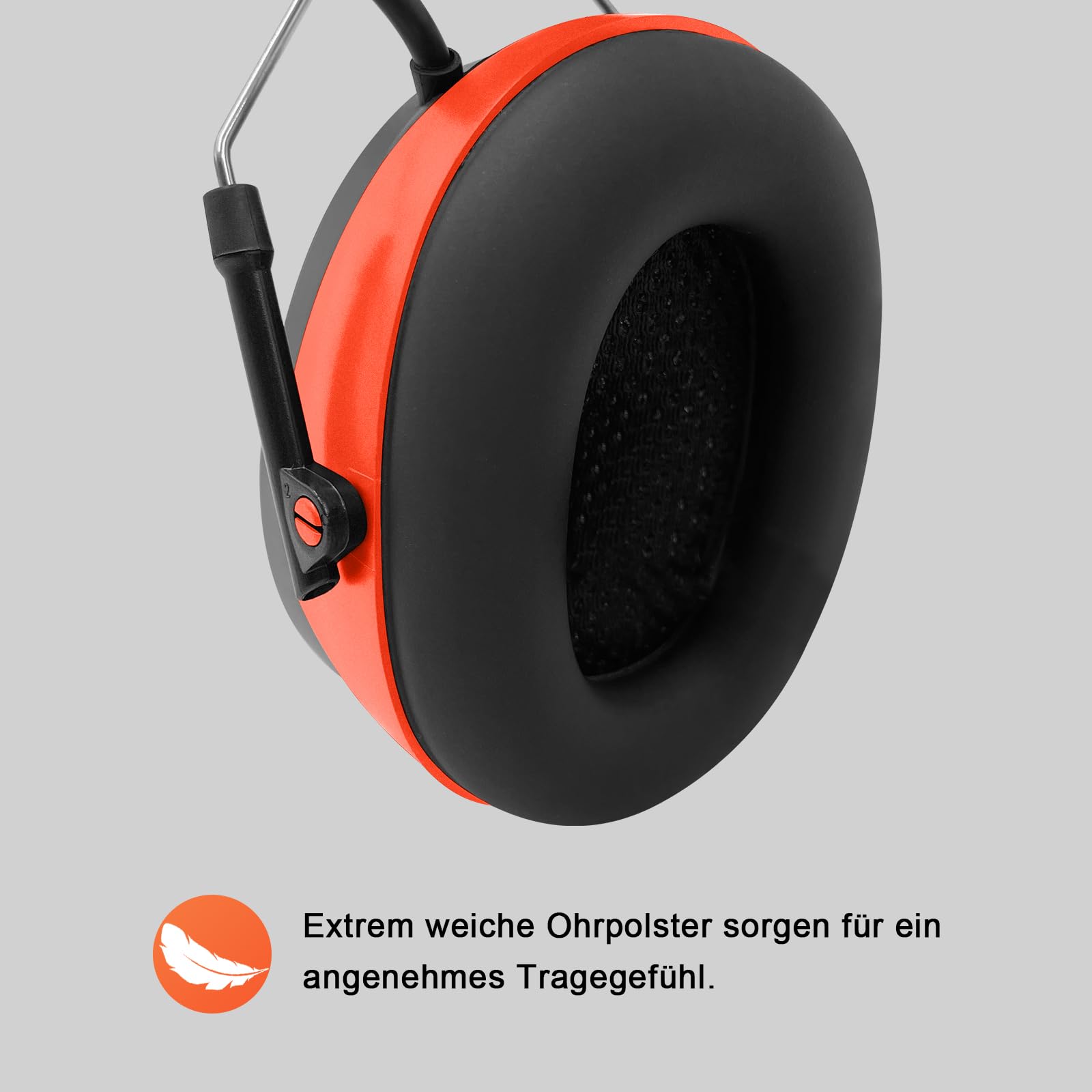 Casque anti bruit bluetooth5.4 avec radio DAB/DAB+/FM, protège-oreilles électriques rechargeables avec fonction mains libres, SNR 30dB