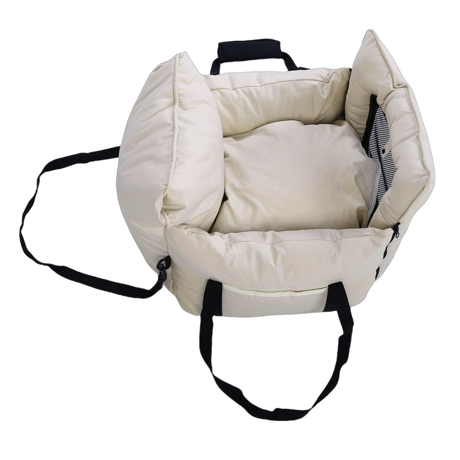 Hunde-Autositz, Abnehmbarer, Kratzfester Stoff, Robuster Reiseträger für Haustiere, Tragbar, Leichtes Design, 1 Einheit