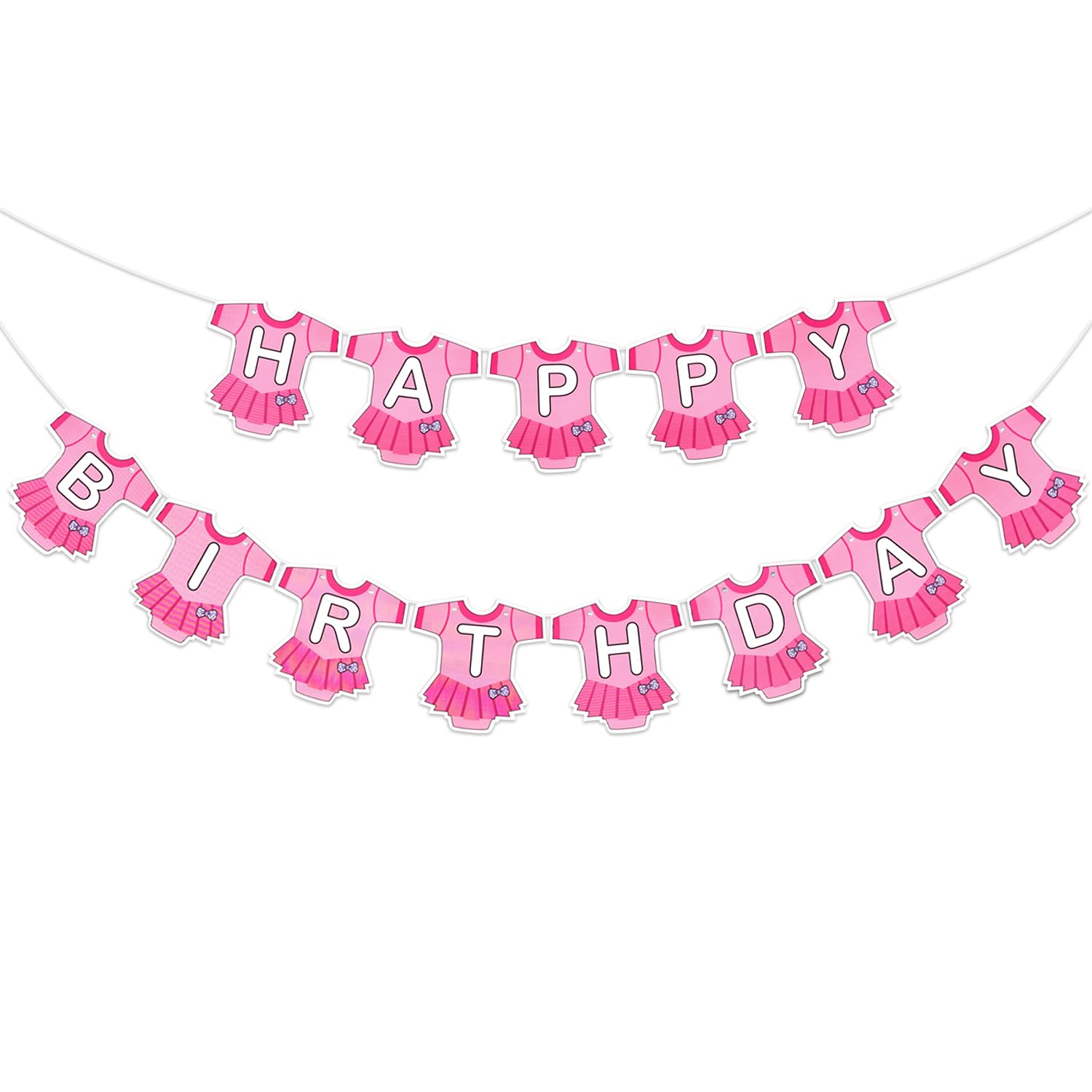 Red Glitter Birthday Banner - Sparkle Party Decor -7
