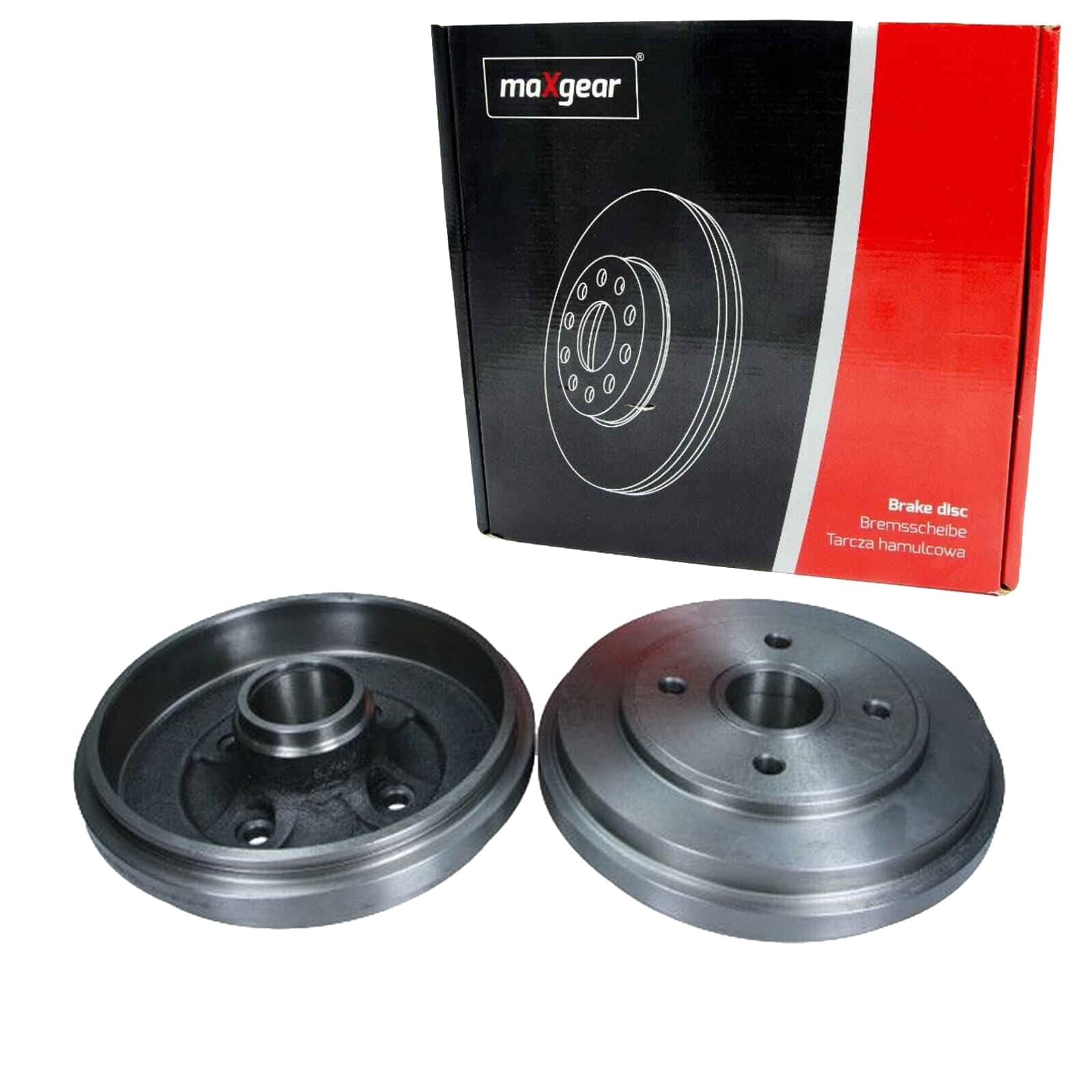 2X Maxgear 200mm Bremstrommeln hinten | 2x 19-2748 Kompatibel mit Agila A (H00)