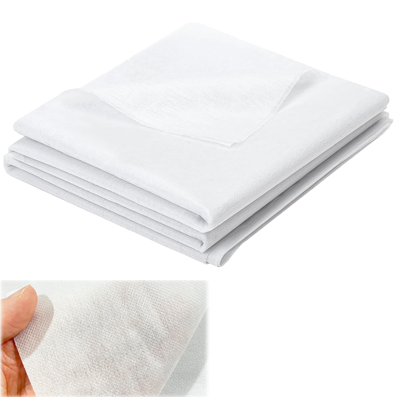 Tweozek White 100Cm Wide 3 Meters Fusible Interfacing For Sewing Iron On, Medium Weight Fusible Interfacing For Sewing, Woven Interfacings Iron On For Quilting,Sewings Crafting And Dress Making