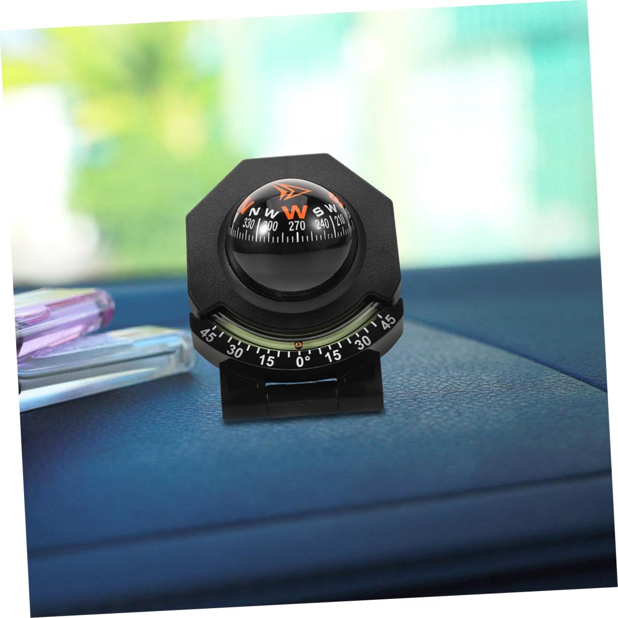 Car Compass Actually Works Dashboard Compass with Thermometer Boat Dash Mount Dashboard High