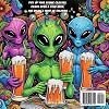 Galactic Brews and Hues: An Alien Adventure In Coloring (Craft Beer Coloring Books) #1