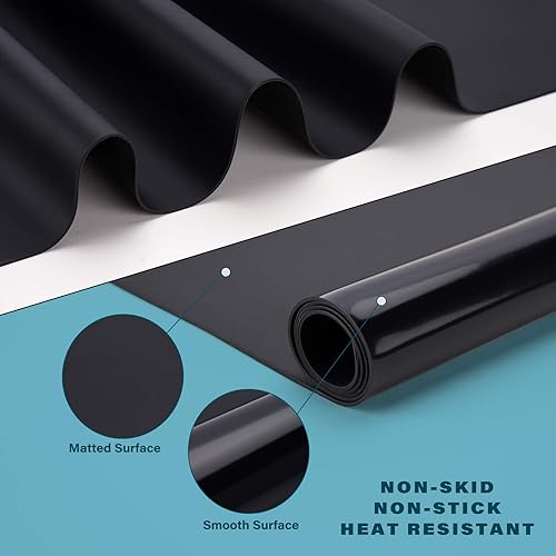 Miniatura 3 de Tapete multiusos de gran tamaño, de silicona, para manualidades, joyas, moldes de fundición, protector de encimera, mantel individual