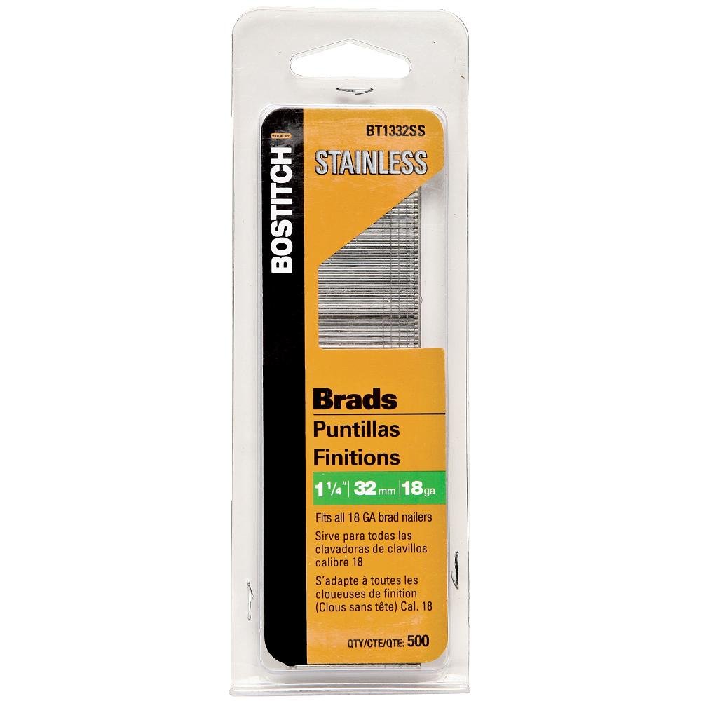 Clous Brad 18 Gauge – 32 Mm, Boîte De 500, Pour Finitions Pro Series