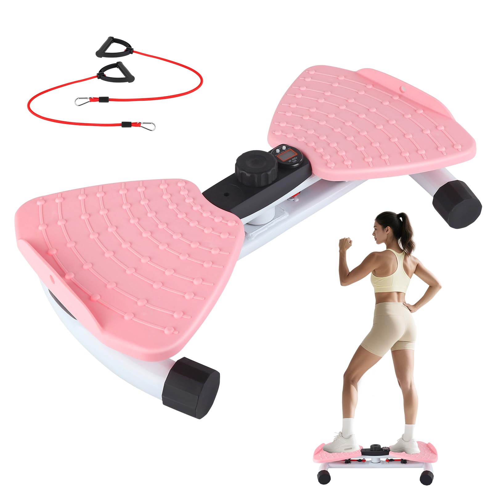 Disque de Torsion 360° pour Sculpture de la Taille – Design Ergonomique avec Surface Antidérapante et Base Hexagonale – Outil de Fitness Polyvalent pour Perte de Poids et Massage des Pieds