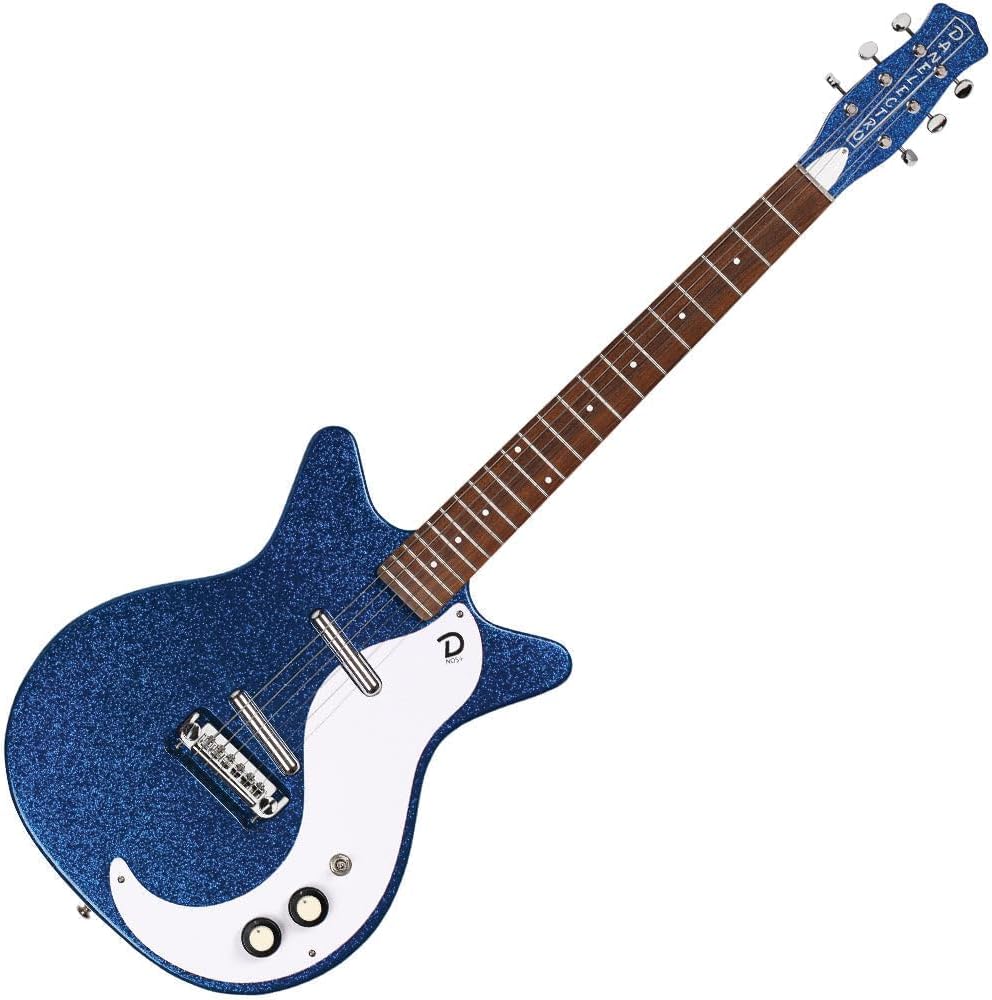 Danelectro 60th Anniversary DC '59 NOS+ Electric Guitar - Deep Blue Metalflake