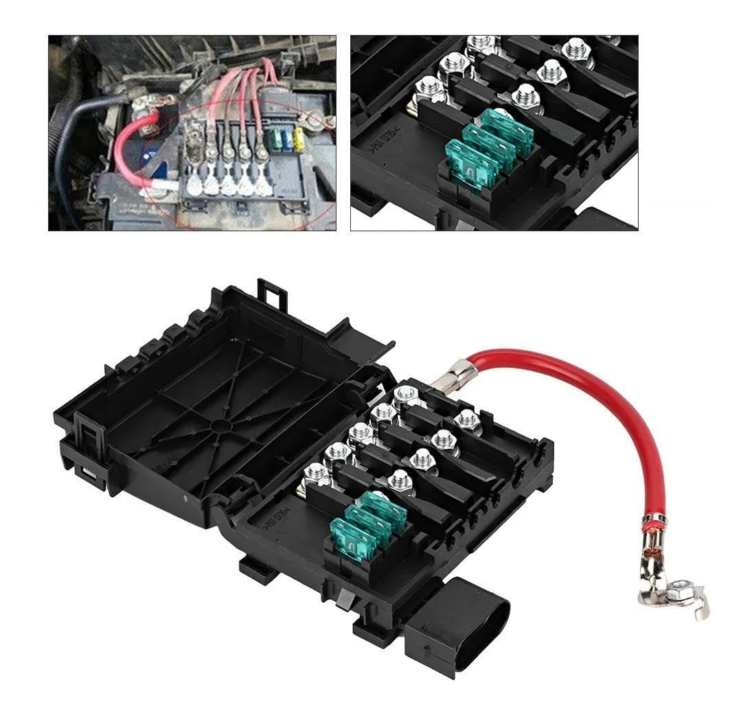 Scatola dei fusibili per batteria, morsetto per batteria, scatola dei fusibili per batteria, scatola di sicurezza per batteria per VW Sharan 7M Seat Alhambra Ford Galaxy 7M3937548 MK4